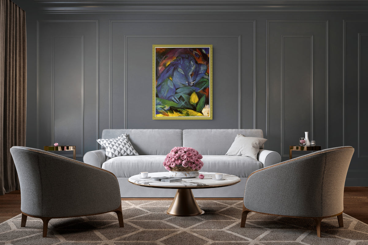 Jabalies - Franz Marc - Lienzo premium 430g (calidad de galeria)