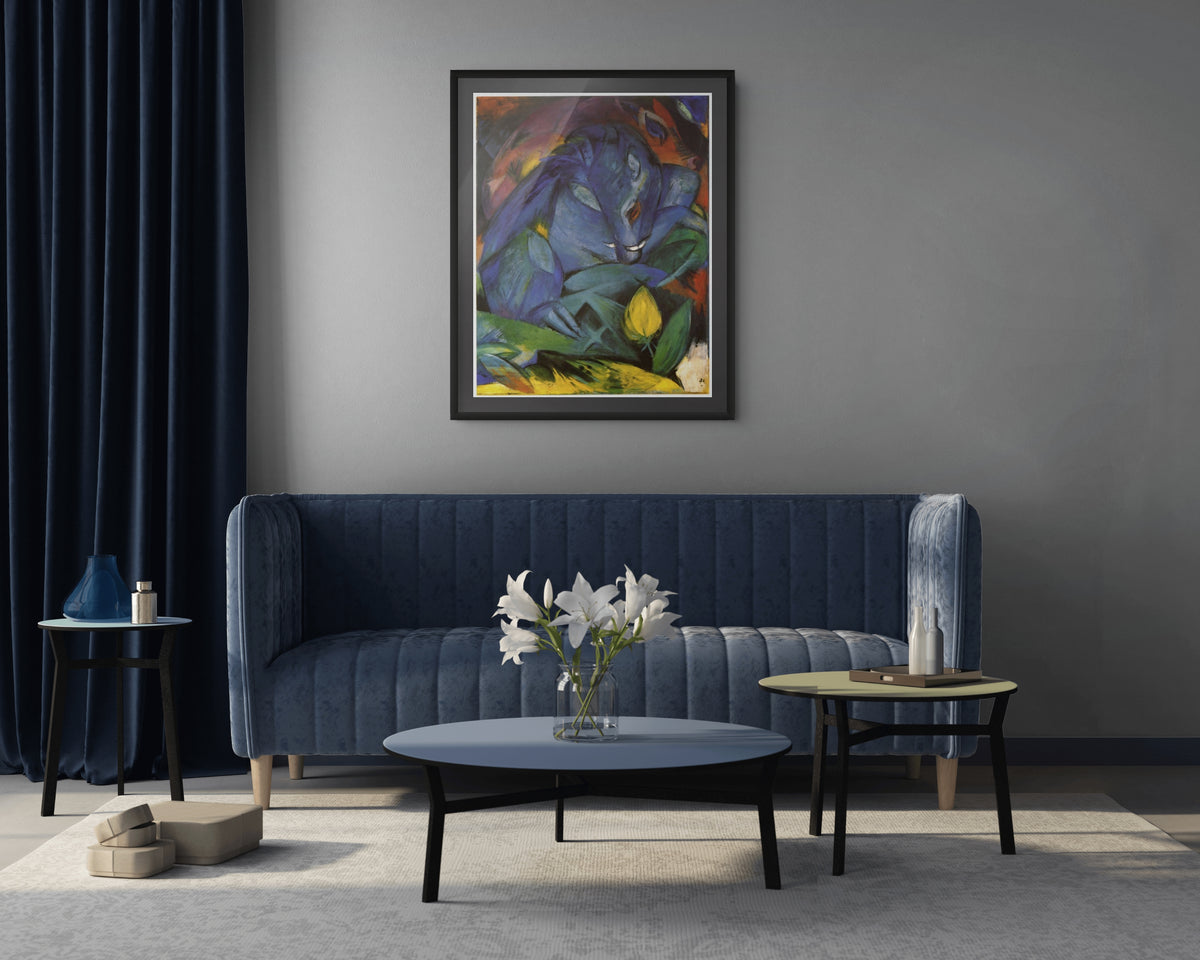 Jabalies - Franz Marc - Lienzo premium 430g (calidad de galeria)