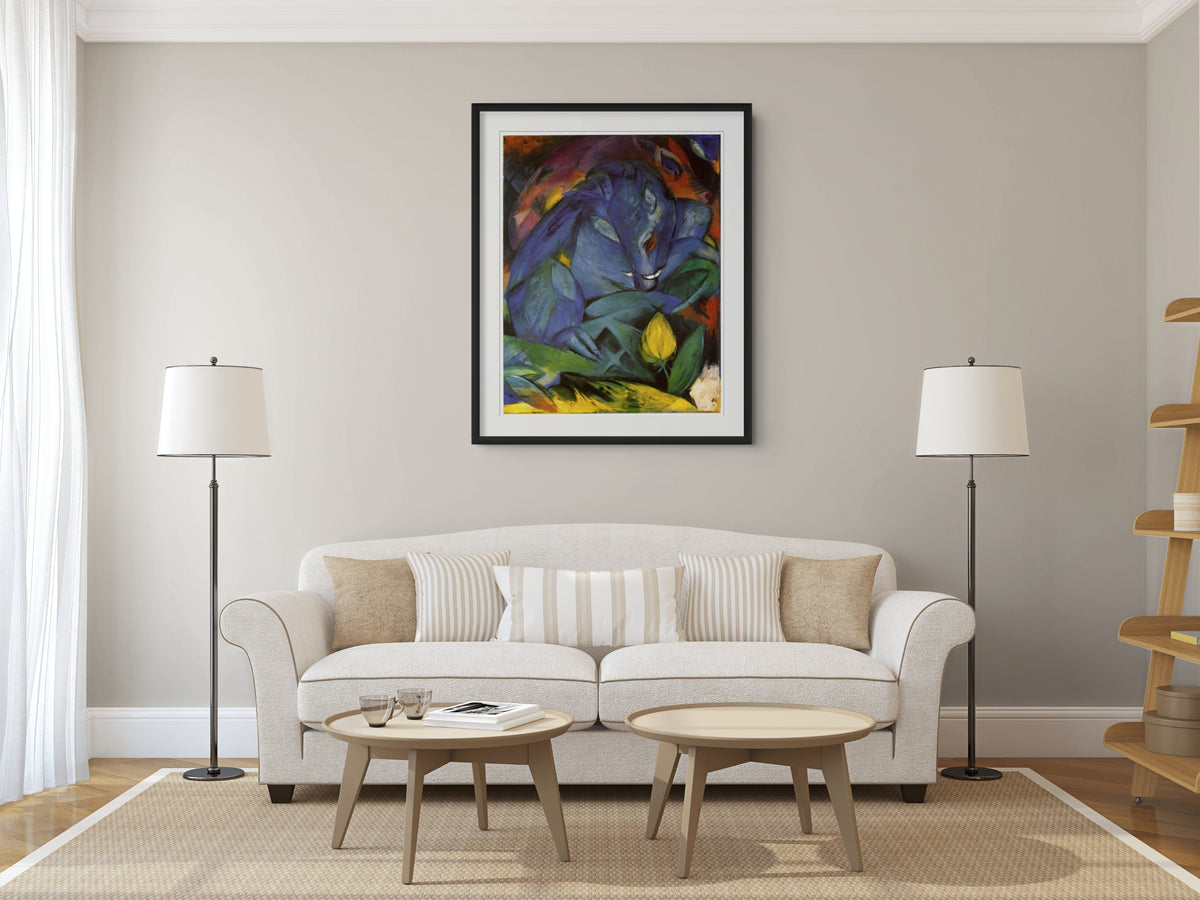 Jabalies - Franz Marc - Lienzo premium 430g (calidad de galeria)