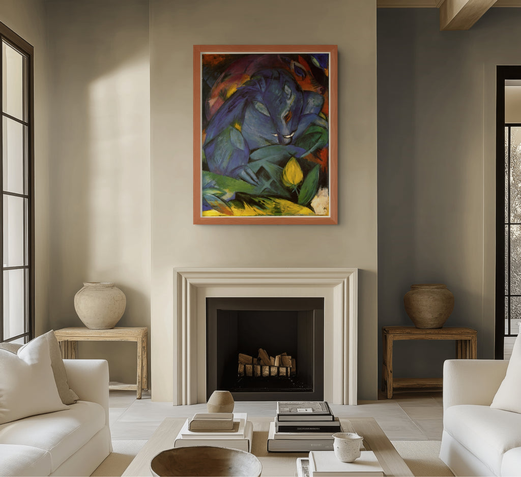 Jabalies - Franz Marc - Lienzo premium 430g (calidad de galeria)