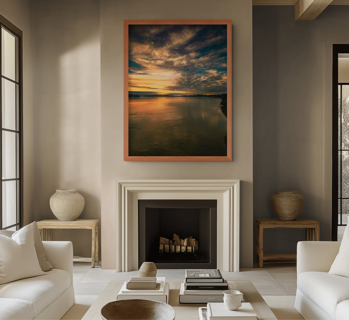 Cielo y Paisaje - Lienzo premium 430g (calidad de galeria)