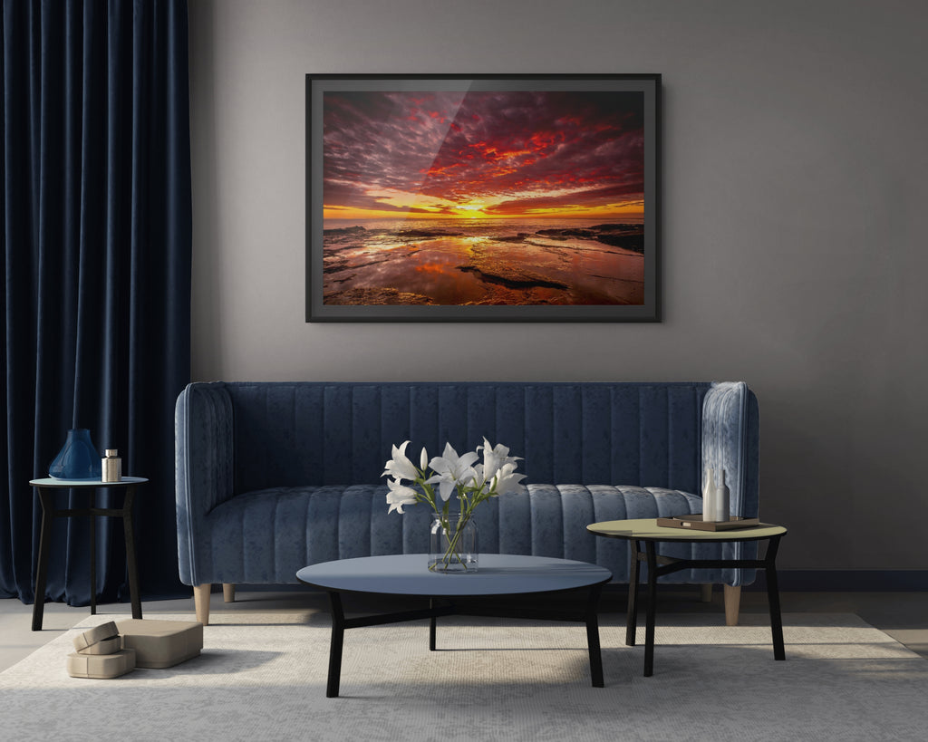 Cielo y Paisaje - Lienzo premium 430g (calidad de galeria)