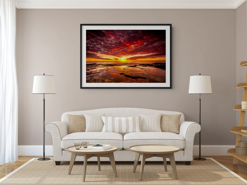 Cielo y Paisaje - Lienzo premium 430g (calidad de galeria)