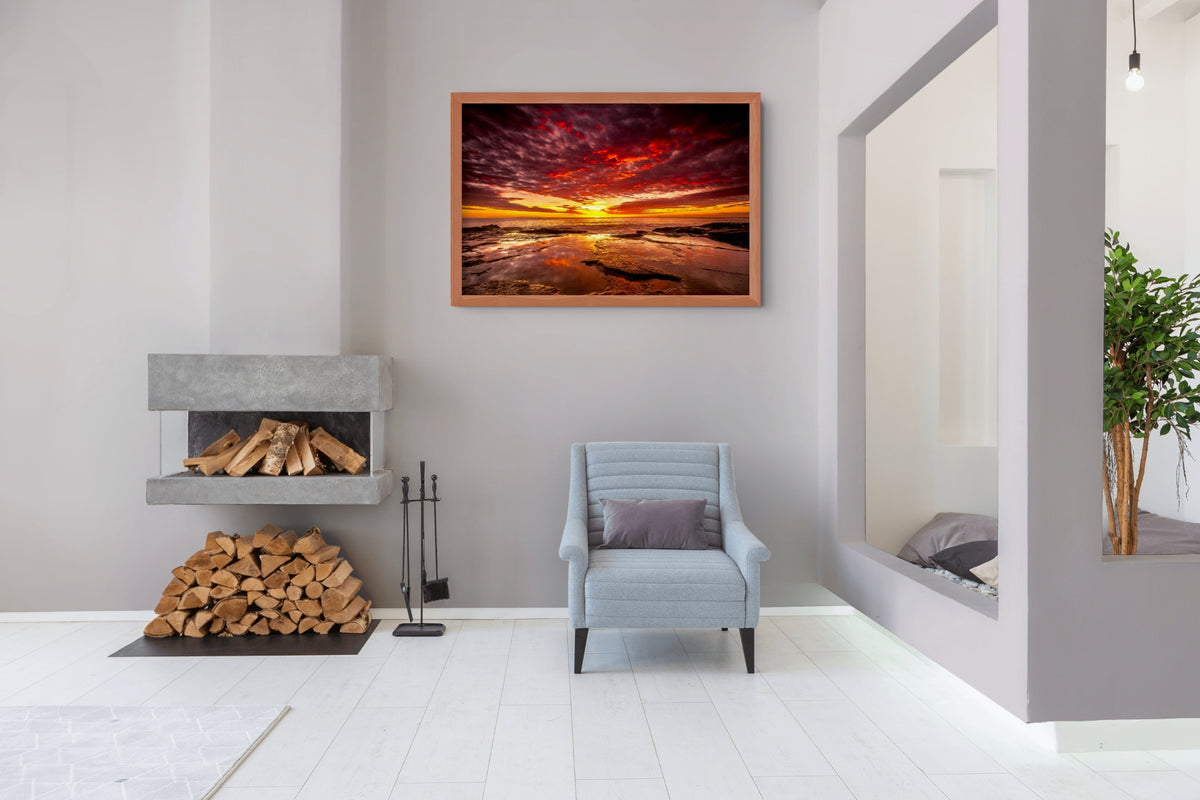 Cielo y Paisaje - Lienzo premium 430g (calidad de galeria)