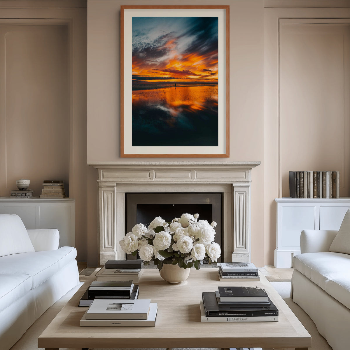 Cielo y Paisaje - Lienzo premium 430g (calidad de galeria)