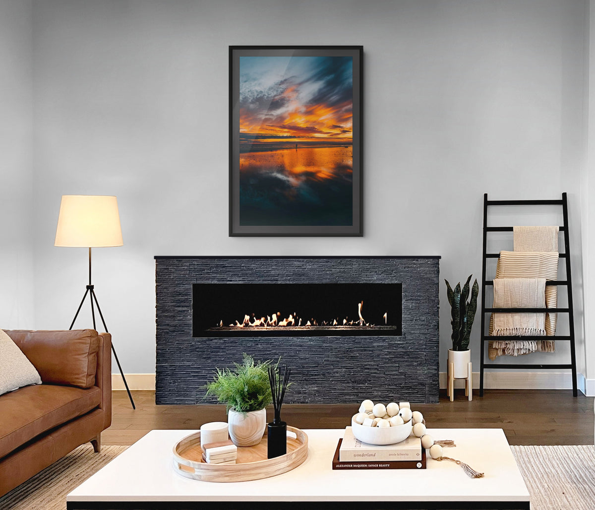 Cielo y Paisaje - Lienzo premium 430g (calidad de galeria)