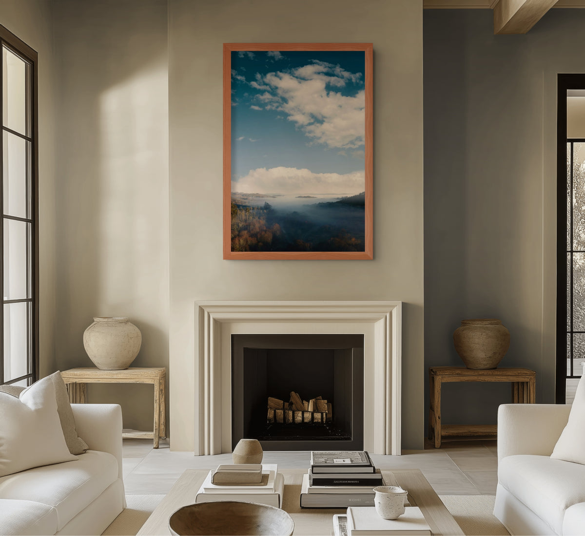 Cielo y Paisaje - Lienzo premium 430g (calidad de galeria)