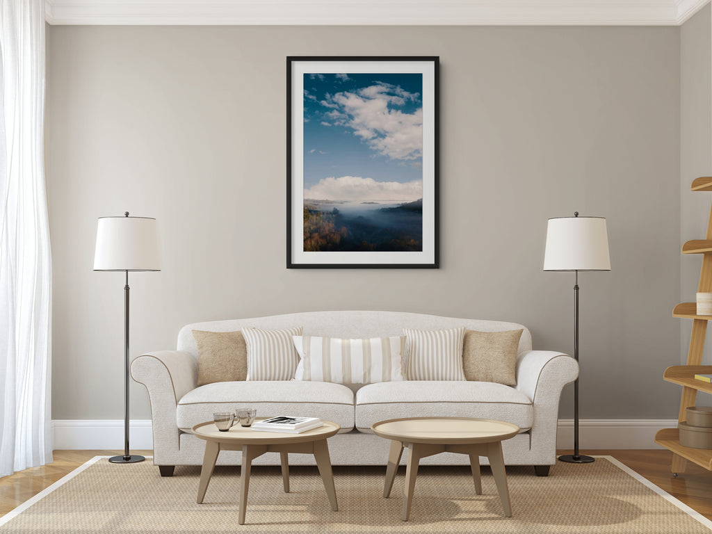 Cielo y Paisaje - Lienzo premium 430g (calidad de galeria)