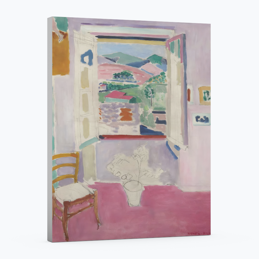 Ventana abierta - Henri Matisse - Lienzo premium 430g (calidad de galeria)
