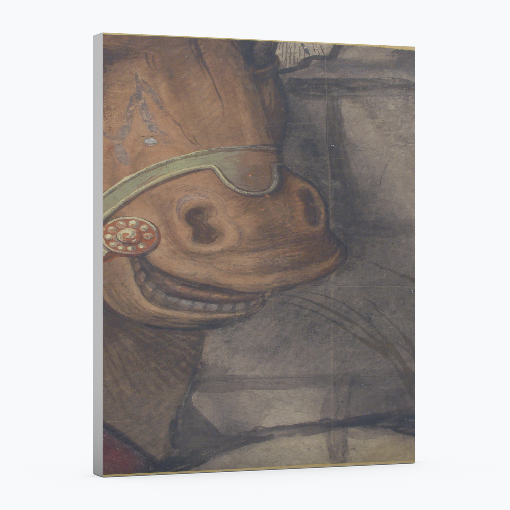 Cabeza de caballo -Rafael Sanzio - Lienzo premium 430g (calidad de galeria)