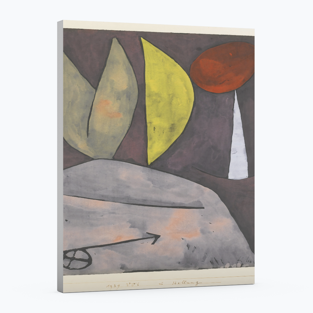 En posicion -Paul Klee - Lienzo premium 430g (calidad de galeria)