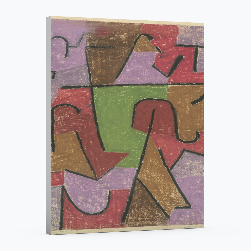 Indio - Paul Klee - Lienzo premium 430g (calidad de galeria)