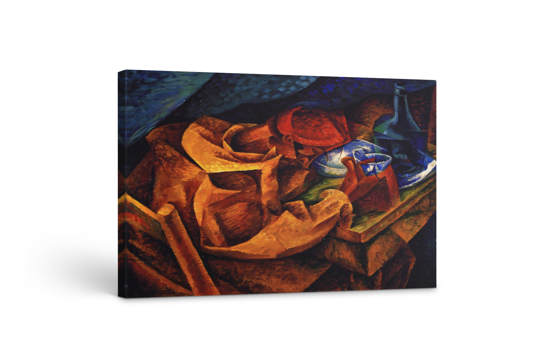 El bebedor - Umberto Boccioni - Lienzo premium 430g (calidad de galeria)