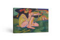 Franzi con arco y flecha - Ernst Ludwig Kirchner - Lienzo premium 430g (calidad de galeria)