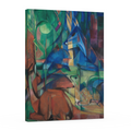 Deer in the Forest II - Franz Marc - Premium Canvas 430g (gallery quality)
