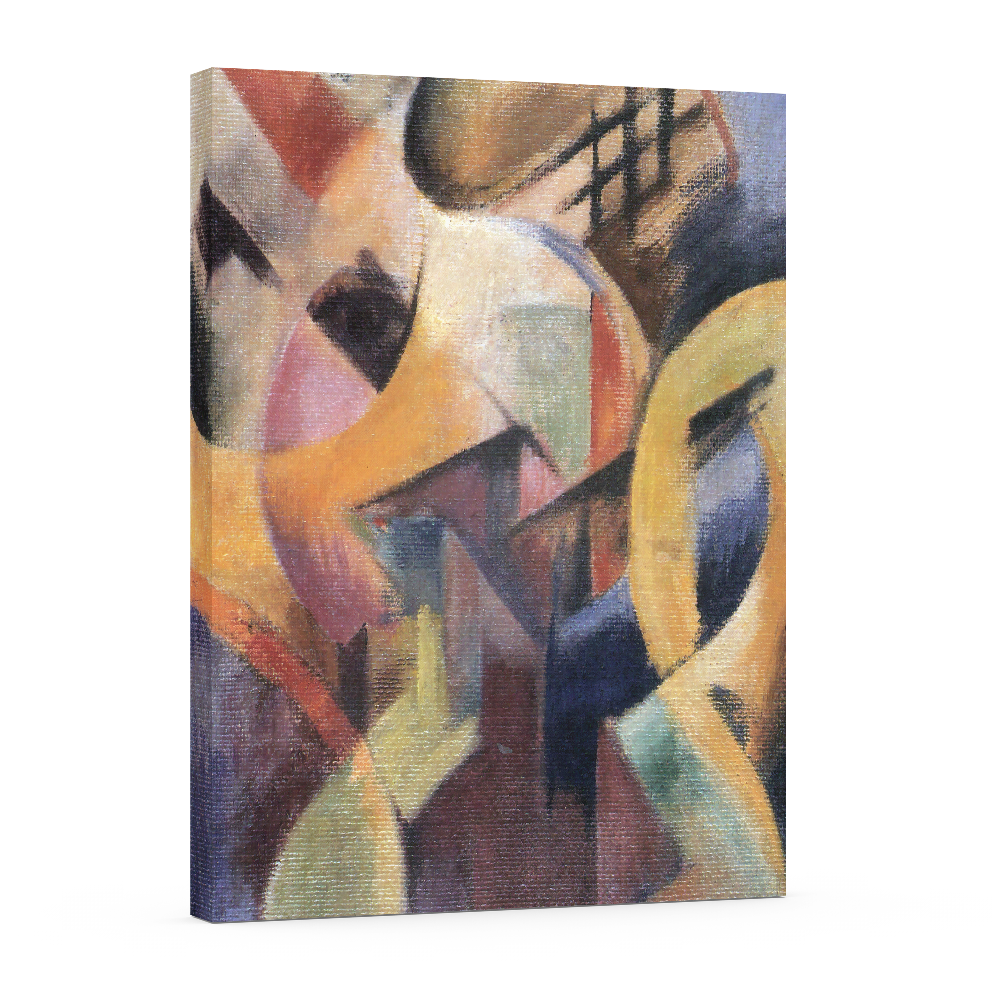 Small Composition I -Franz Marc - Premium canvas 430g (gallery quality)