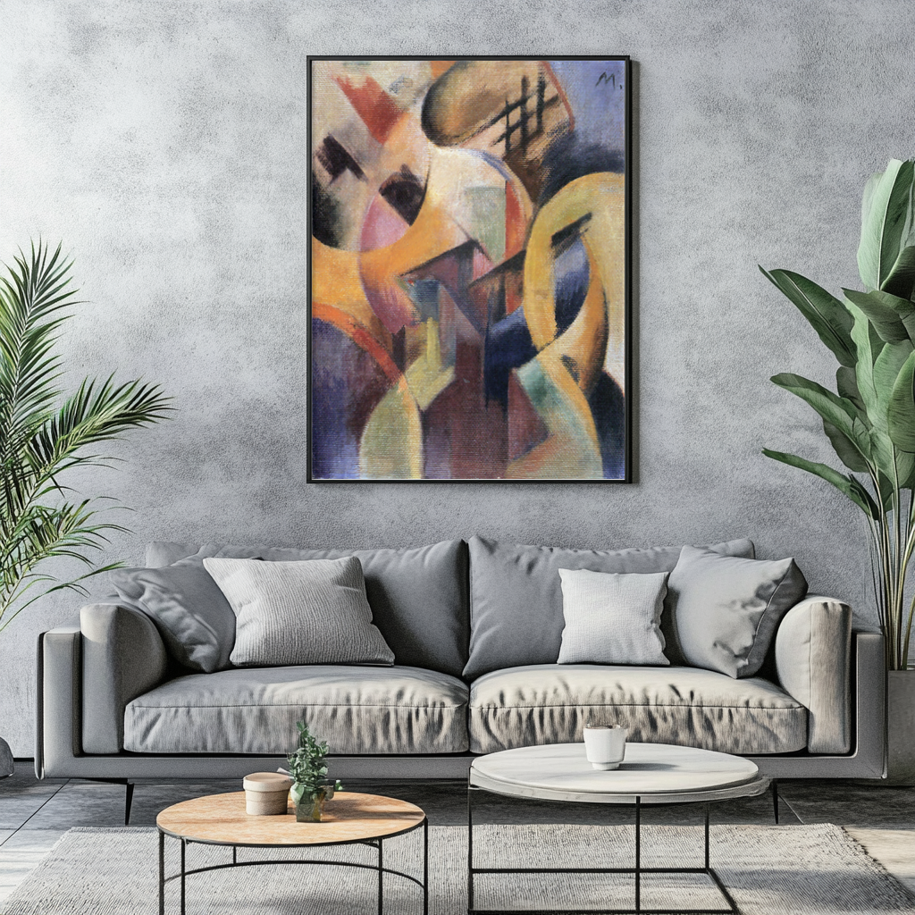 Small Composition I -Franz Marc - Premium canvas 430g (gallery quality)