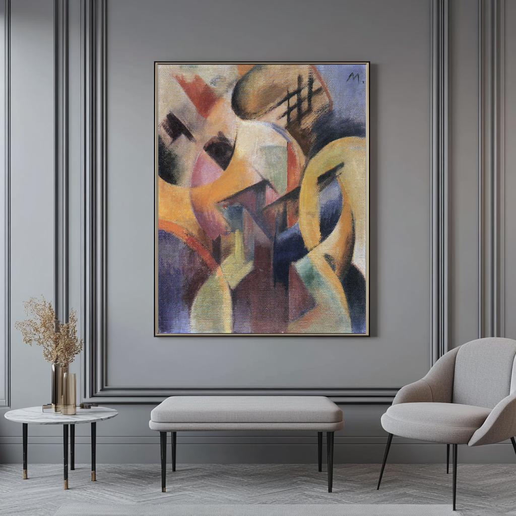 Story of Creation II - Franz Marc - Premium canvas 430g (gallery quality)