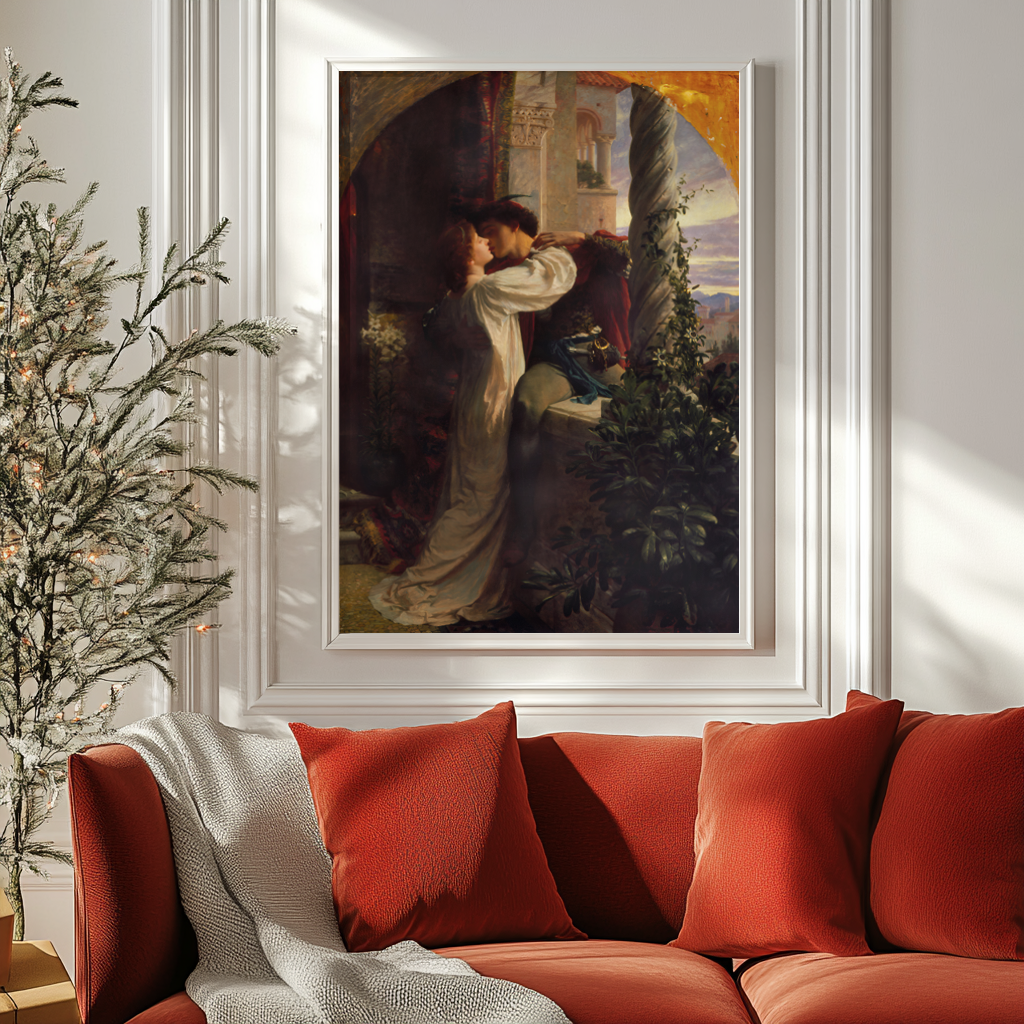 Roméo et Juliette -Frank Bernard Dicksee - Toile premium 430g (qualité galerie)
