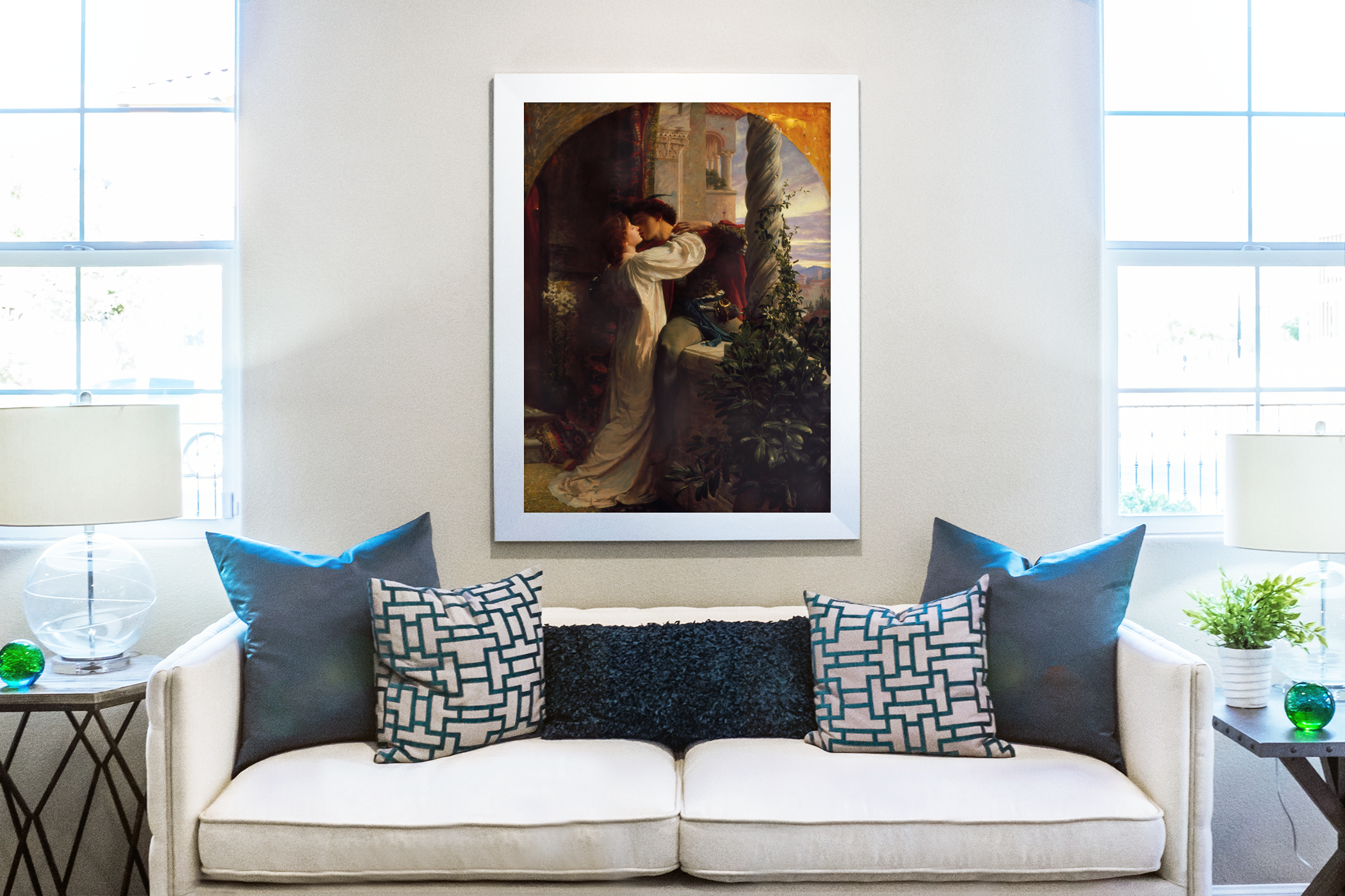 Roméo et Juliette -Frank Bernard Dicksee - Toile premium 430g (qualité galerie)