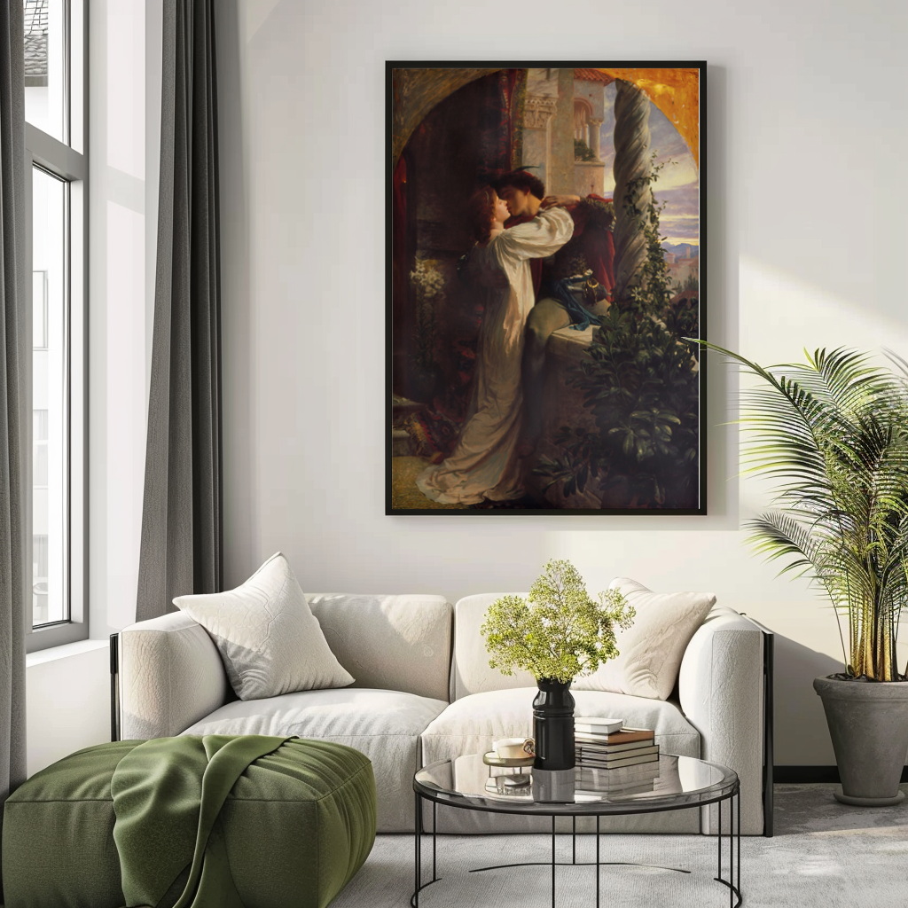 Romeo and Juliet - Frank Bernard Dicksee - Premium 430g canvas (gallery quality)