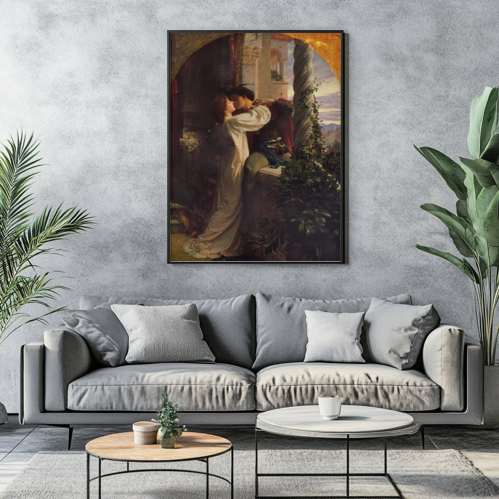 Romeo and Juliet - Frank Bernard Dicksee - Premium 430g canvas (gallery quality)