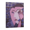 Tête de femme triste - Ernst Ludwig Kirchner - Toile premium 430g (qualité galerie)