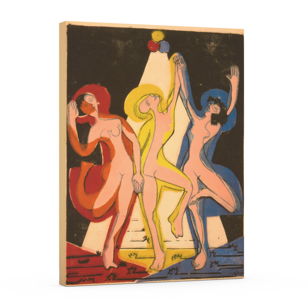 Danse de couleurs - Ernst Ludwig Kirchner - Toile premium 430g (qualité galerie)