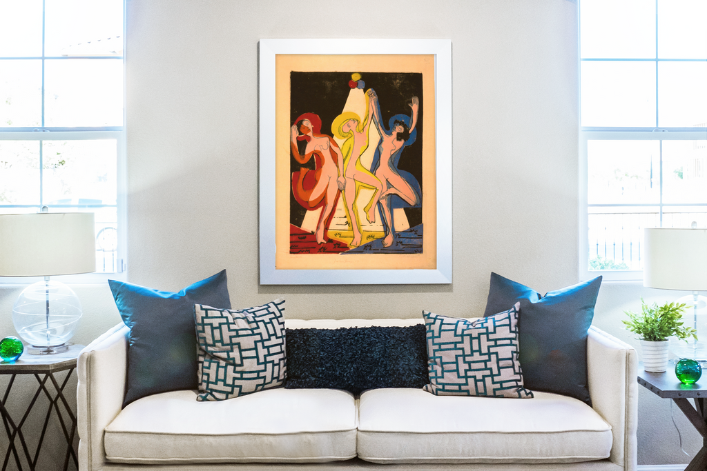 Danse de couleurs - Ernst Ludwig Kirchner - Toile premium 430g (qualité galerie)