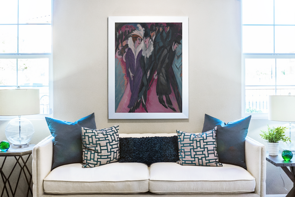 Rue Berlin - Ernst Ludwig Kirchner - Toile premium 430g (qualité galerie)