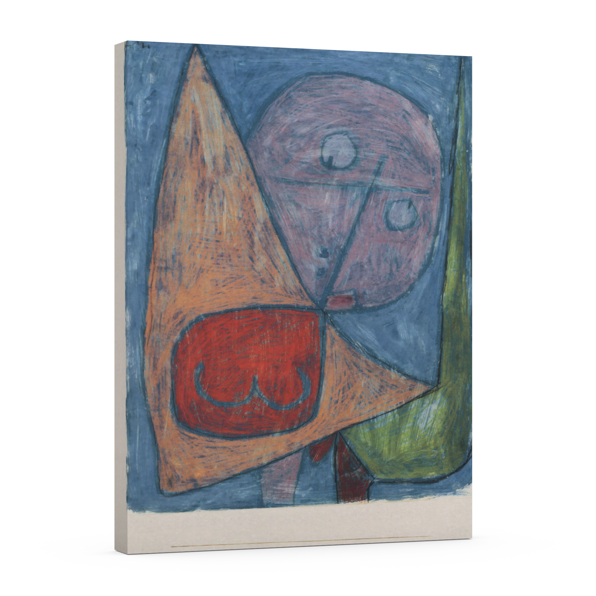Still-feminine angel -Paul Klee - Premium canvas 430g (gallery quality)