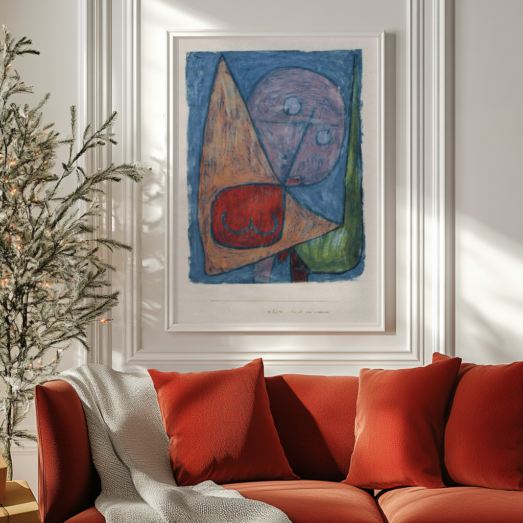 Still-feminine angel -Paul Klee - Premium canvas 430g (gallery quality)