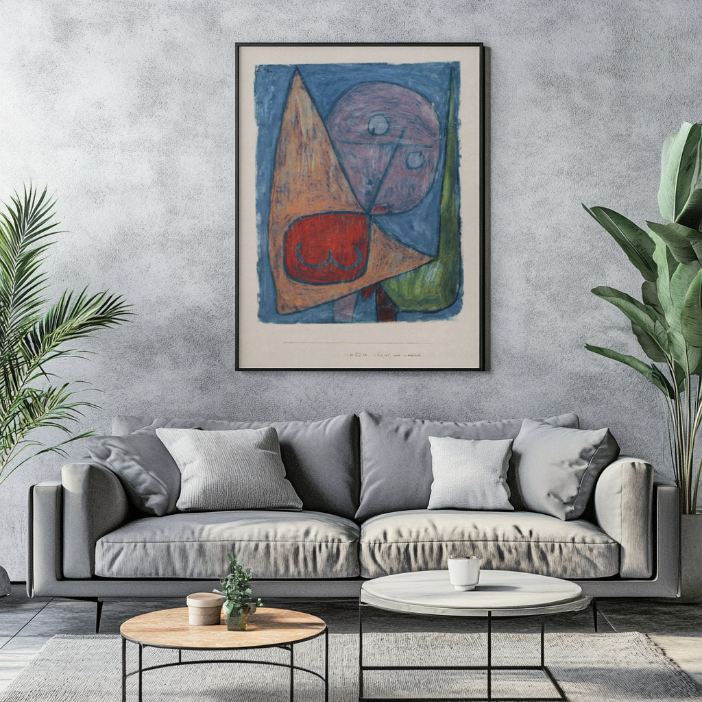 Still-feminine angel -Paul Klee - Premium canvas 430g (gallery quality)