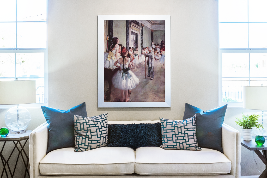 La Classe de danse - Edgar Degas - Toile premium 430g (qualité galerie)