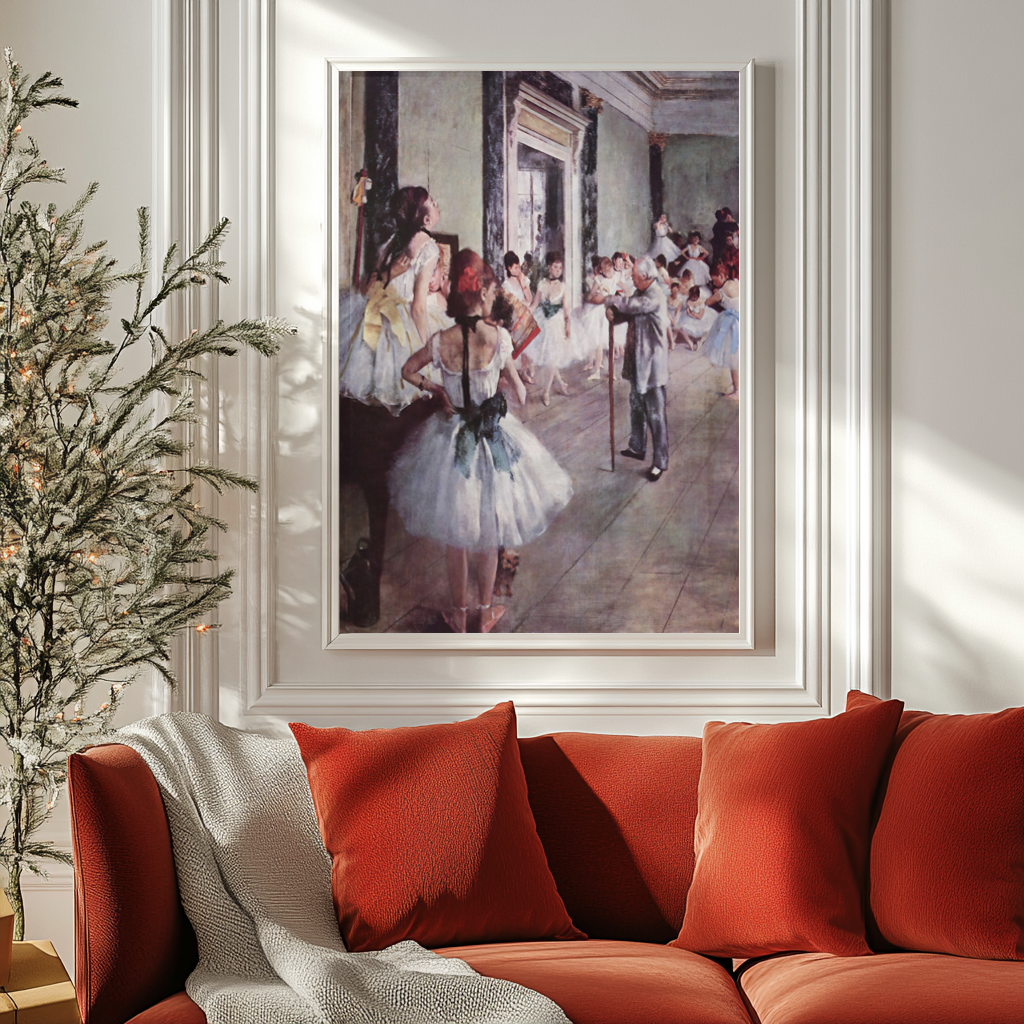 The Dance Class - Edgar Degas - Premium Canvas 430g (gallery quality)