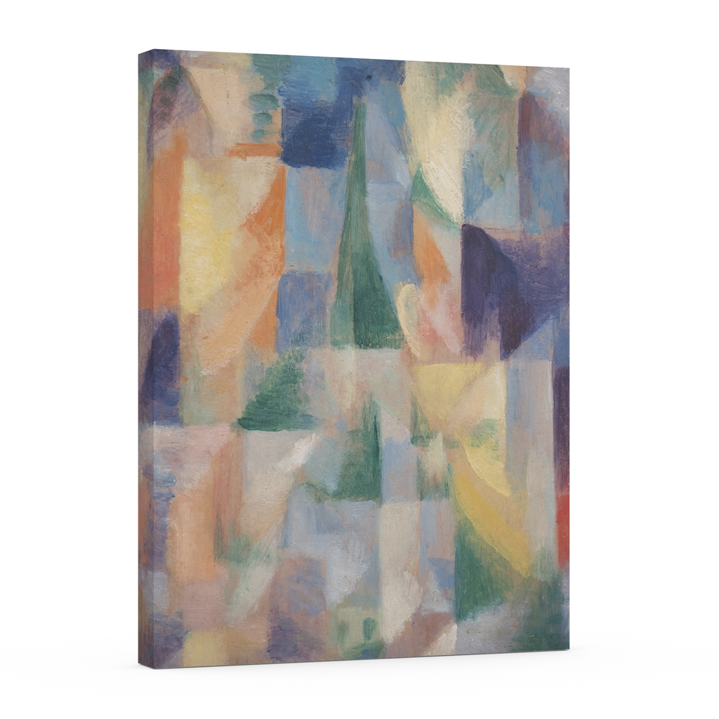 Fenêtre sur la ville - Robert Delaunay - Toile premium 430g (qualité galerie)