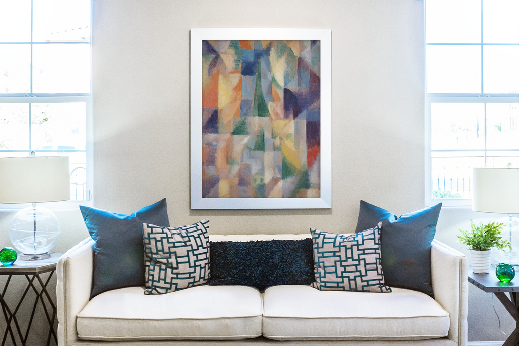 Fenêtre sur la ville - Robert Delaunay - Toile premium 430g (qualité galerie)