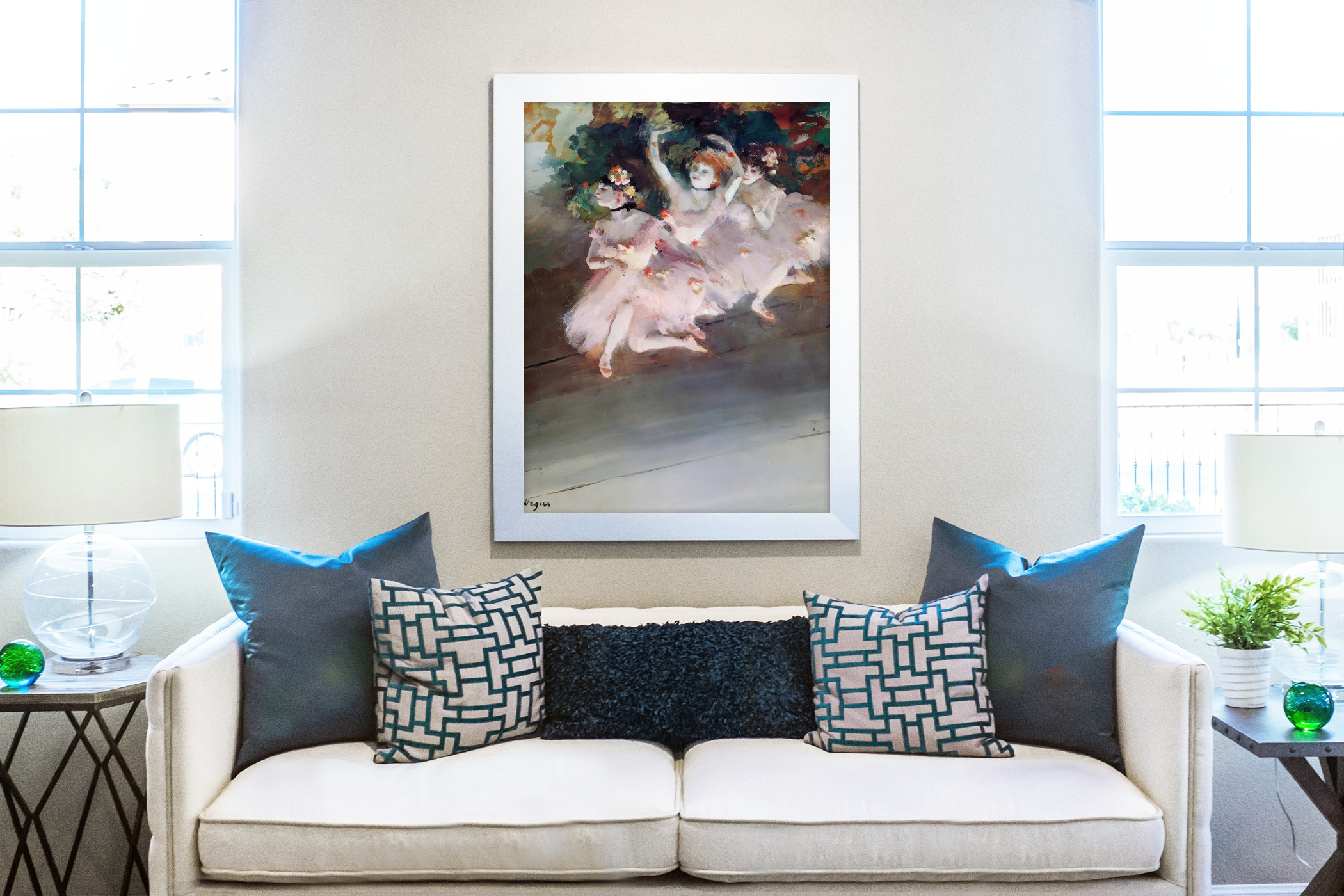 Three Dancers - Edgar Degas - Premium canvas 430g (gallery quality)