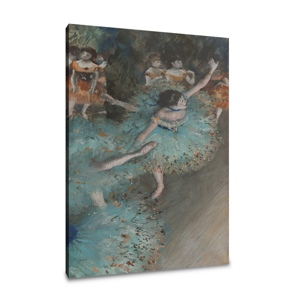 Dancer in Green -Edgar Degas - Premium 430g canvas (gallery quality)