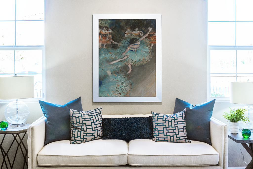 Dancer in Green -Edgar Degas - Premium 430g canvas (gallery quality)