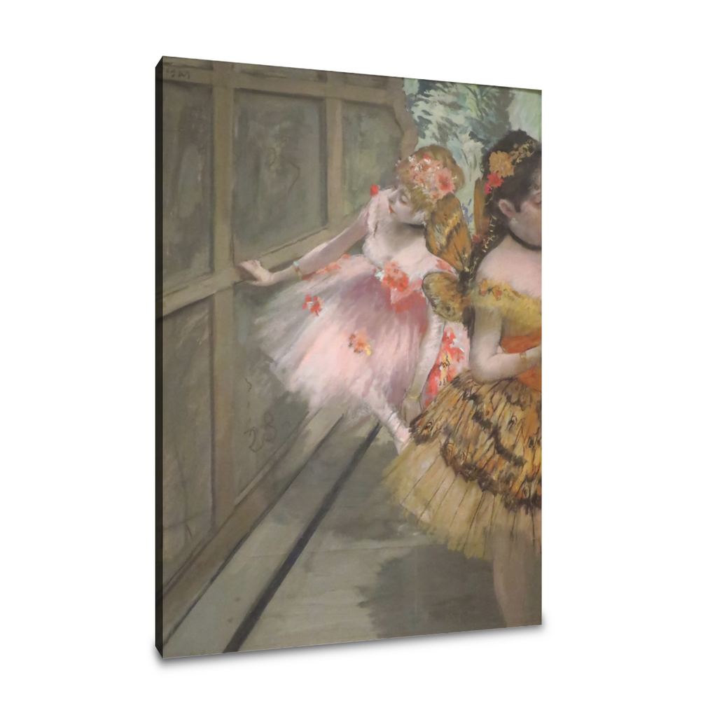 Dancers backstage -Edgar Degas - Premium Canvas 430g (gallery quality)