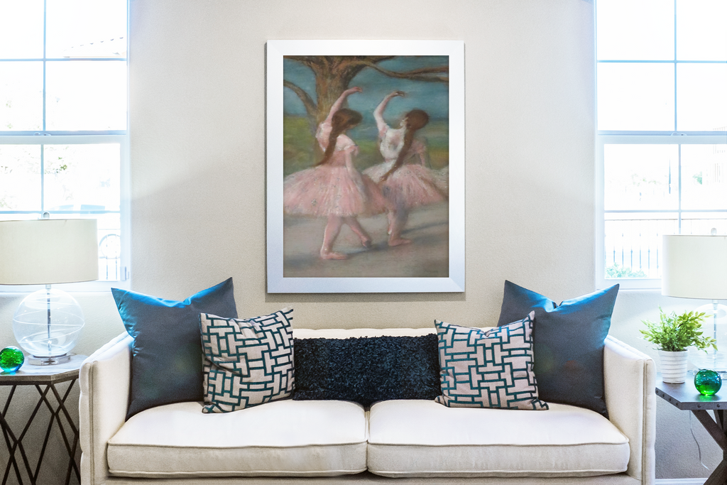 Danseuses roses - Edgar Degas - Toile premium 430g (qualité galerie)