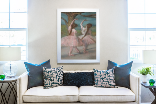 Ballerinas in Pink - Edgar Degas - Premium 430g canvas (gallery quality)