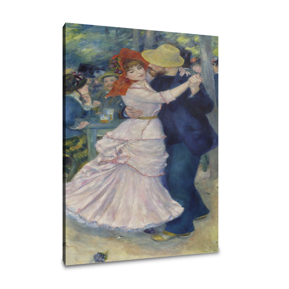 Dance at Bougival -Pierre Auguste Renoir - 430g Premium Canvas (gallery quality)