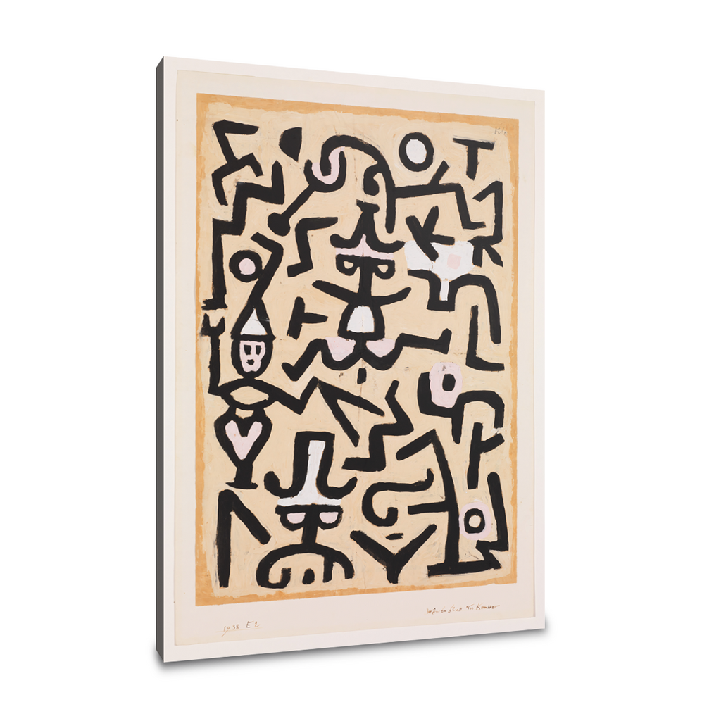 Annonce pour les comédiens - Paul Klee - Toile premium 430g (qualité galerie)