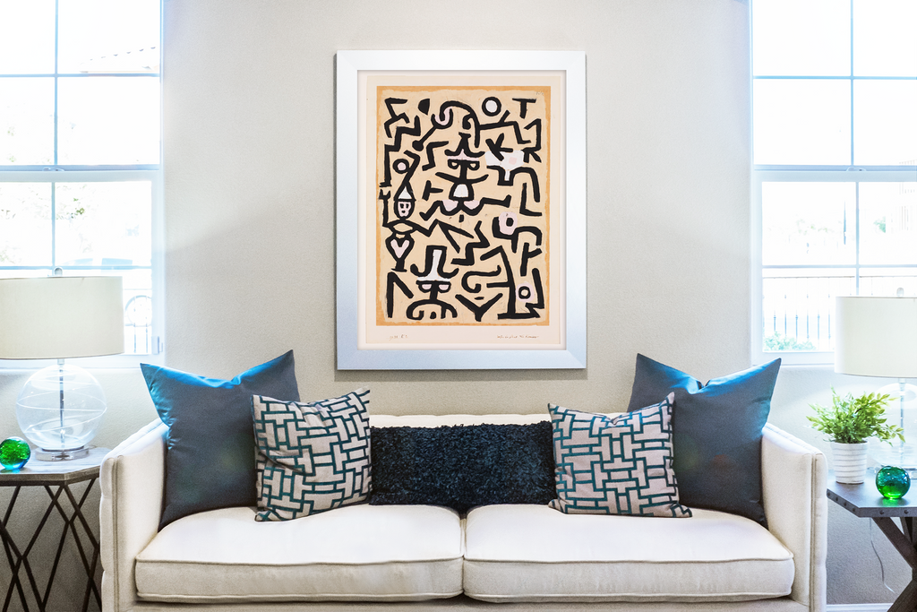 Annonce pour les comédiens - Paul Klee - Toile premium 430g (qualité galerie)