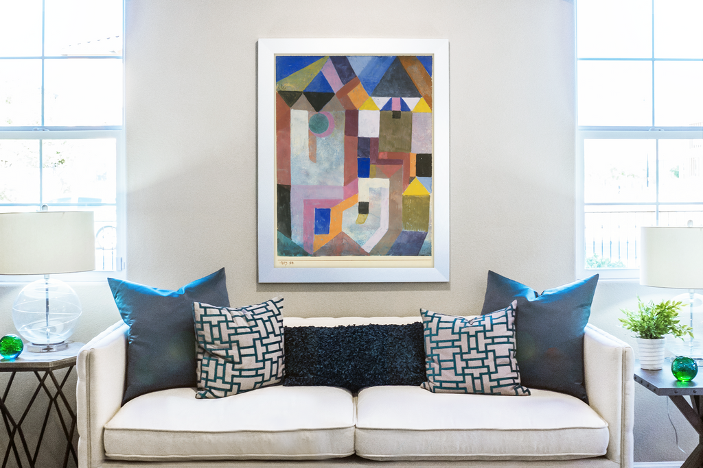 Architecture de couleurs - Paul Klee - Toile premium 430g (qualité galerie)