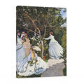 Femmes au jardin -Claude Monet - Toile premium 430g (qualité galerie)