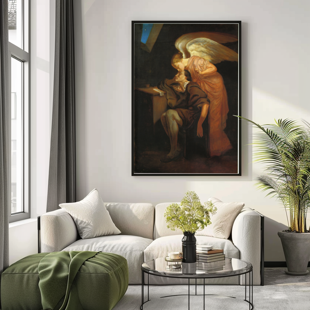The Poet's Dream - Paul Cezanne - Premium Canvas 430g (gallery quality)