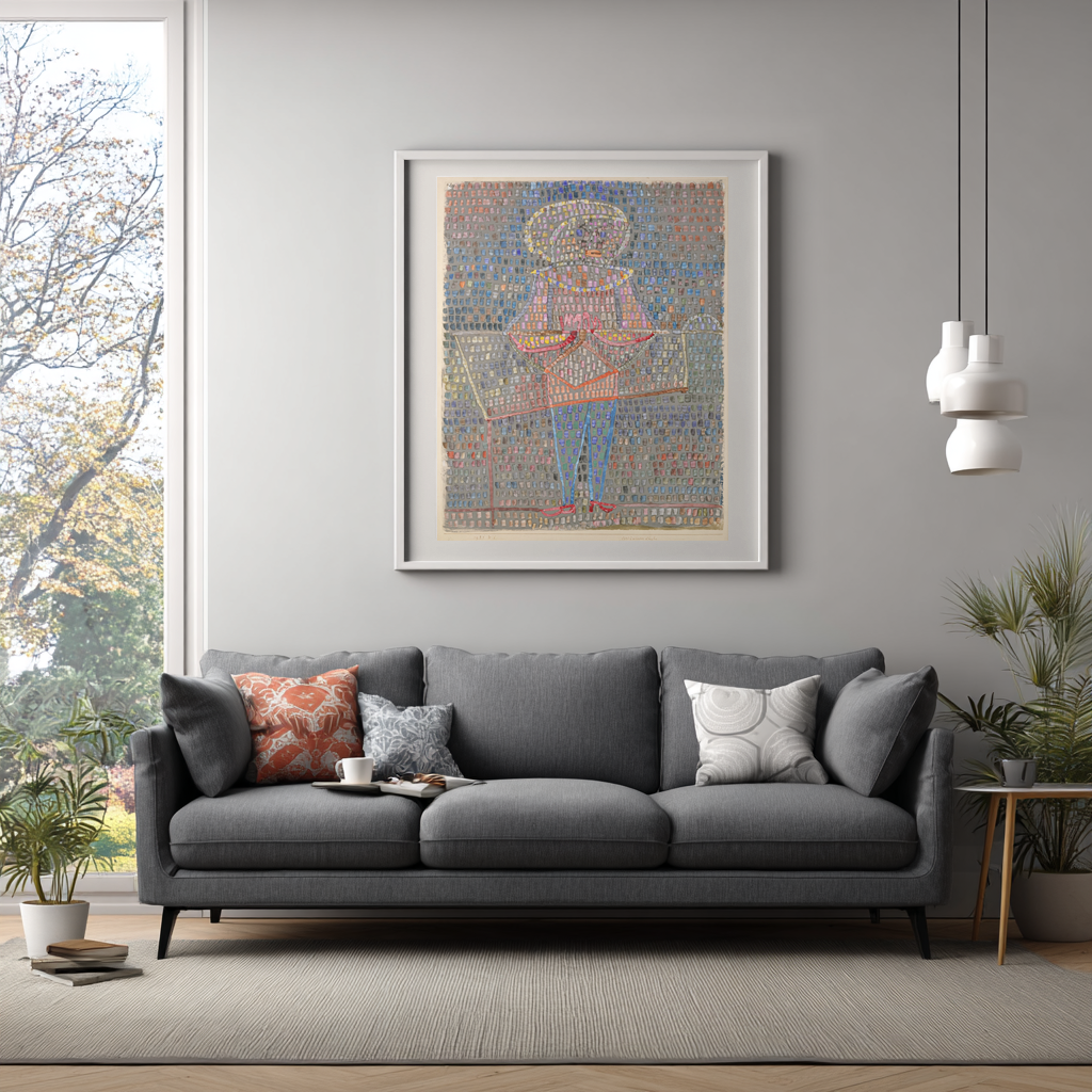 Child in Fancy Dress - Paul Klee - Premium Canvas 430g (gallery quality)